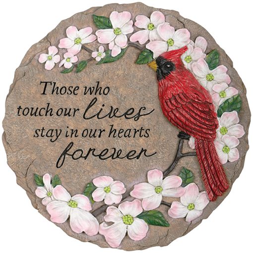 Those Who Touch Our Lives Beadwork Garden Stone