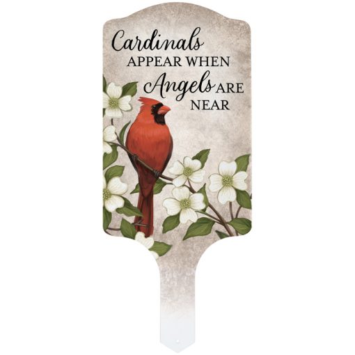 Cardinals Appear Garden/Plant Stake