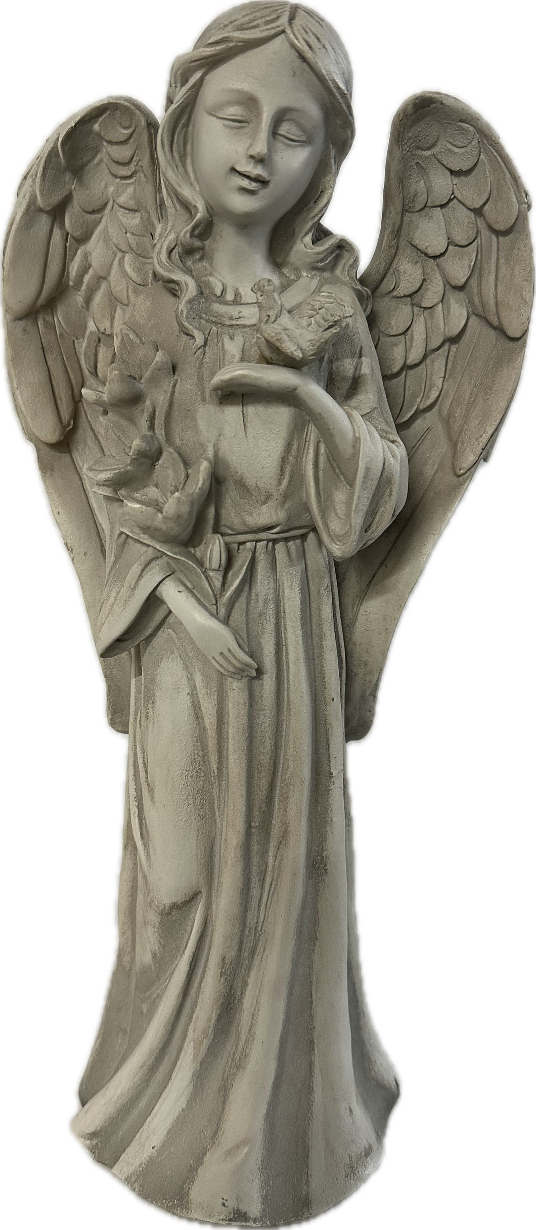 Resin Angel with Bird