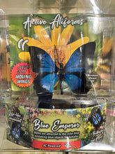 Load image into Gallery viewer, Blue Emperor Moving Butterfly
