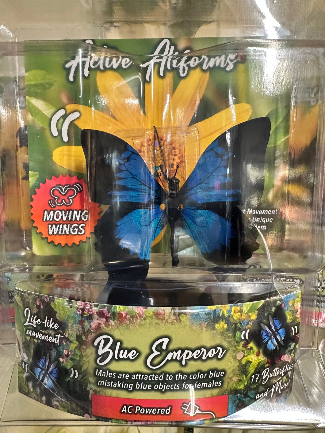 Blue Emperor Moving Butterfly