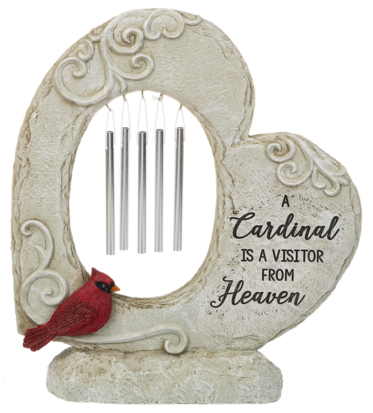 Visitor From Heaven Heart Garden Chime