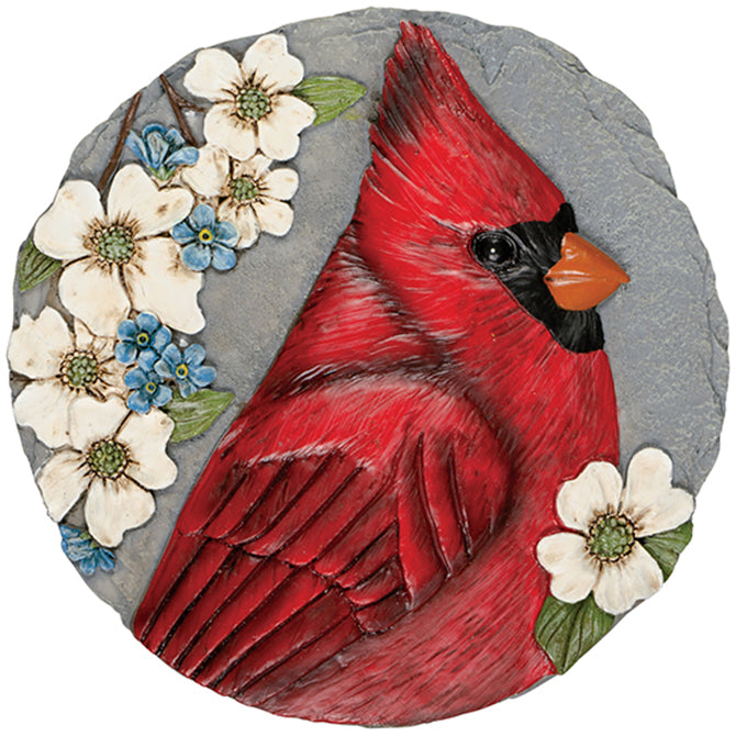 Cardinal with Dogwood Plaque