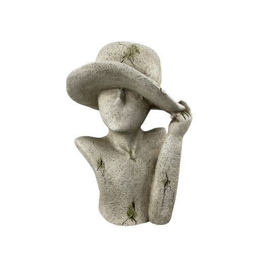 Woman in Hat Planter